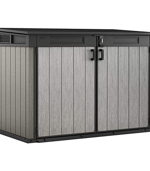 Keter 6′ x 3′ Oakland Grande Store Heavy Duty Plastic Shed – Grey
